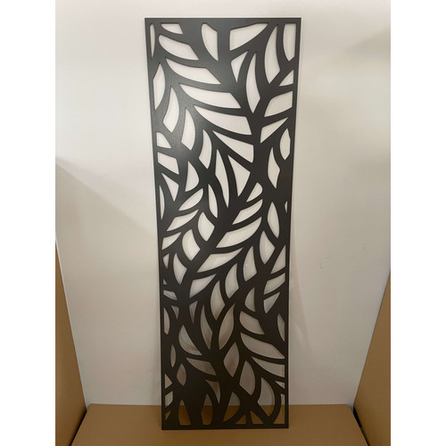 Fali dekorpanel, ágak minta, 50x150 cm, 3 mm HDF - FP4 Fekete falburkolat