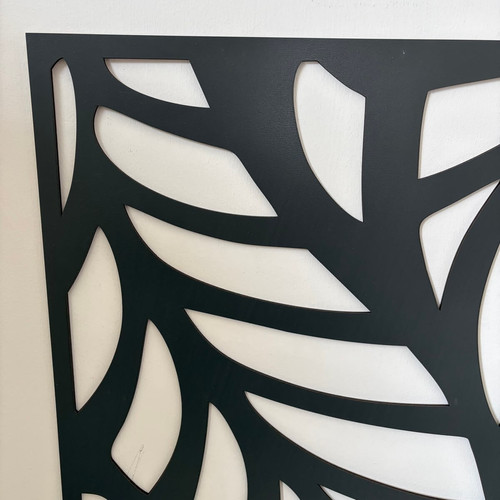 Fali dekorpanel, ágak minta, 50x150 cm, 3 mm HDF - FP4 Antracit falburkolat