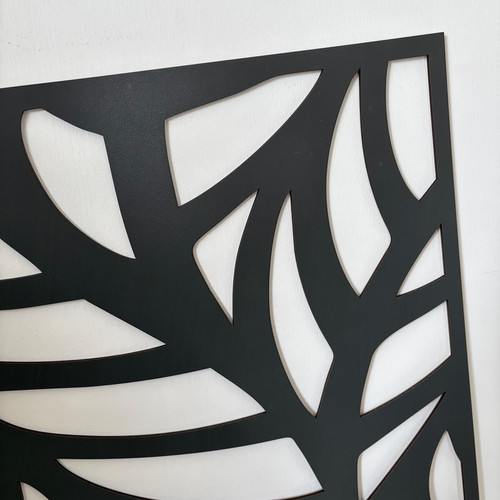Fali dekorpanel, ágak minta, 50x150 cm, 3 mm HDF - FP4 Antracit falburkolat
