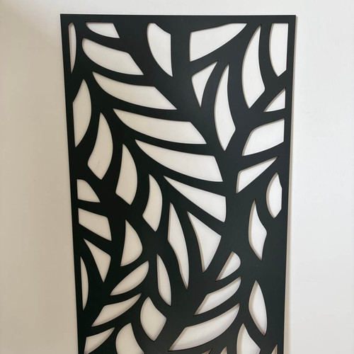 Fali dekorpanel, ágak minta, 50x150 cm, 3 mm HDF - FP4 Antracit falburkolat