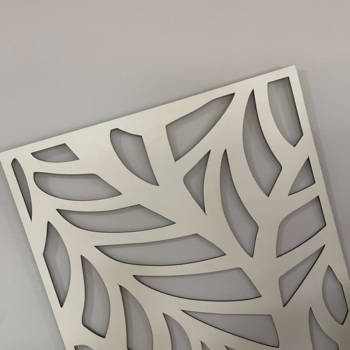 Fali dekorpanel, ágak minta, 50x150 cm, 3 mm HDF - FP4 Fehér falburkolat Fali dekorpanel, ágak minta, 50x150 cm, 3 mm HDF - FP4 Fehér falburkolat