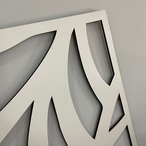 Fali dekorpanel, ágak minta, 50x150 cm, 3 mm HDF - FP4 Fehér falburkolat Fali dekorpanel, ágak minta, 50x150 cm, 3 mm HDF - FP4 Fehér falburkolat
