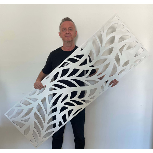 Fali dekorpanel, ágak minta, 50x150 cm, 3 mm HDF - FP4 Fehér falburkolat Fali dekorpanel, ágak minta, 50x150 cm, 3 mm HDF - FP4 Fehér falburkolat