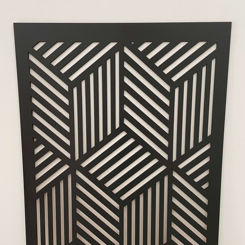 Fali dekorpanel, doboz minta, 50x150 cm, 3 mm HDF - FP11 fa Antracit falburkolat