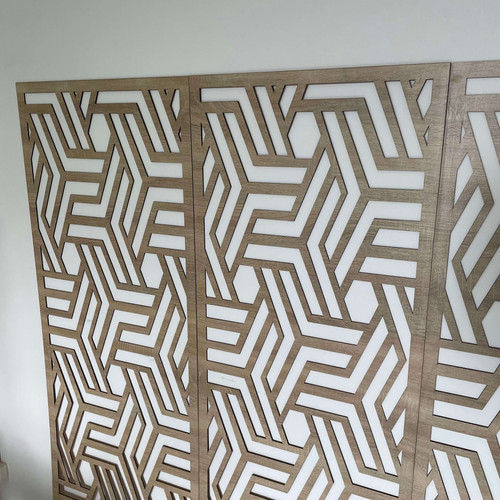 Fali dekorpanel, architektura, 50x150 cm, 3 mm HDF - FP8 fa Sonoma tölgy falburkolat Fali dekorpanel, architektura, 50x150 cm, 3 mm HDF - FP8 fa Sonoma tölgy falburkolat