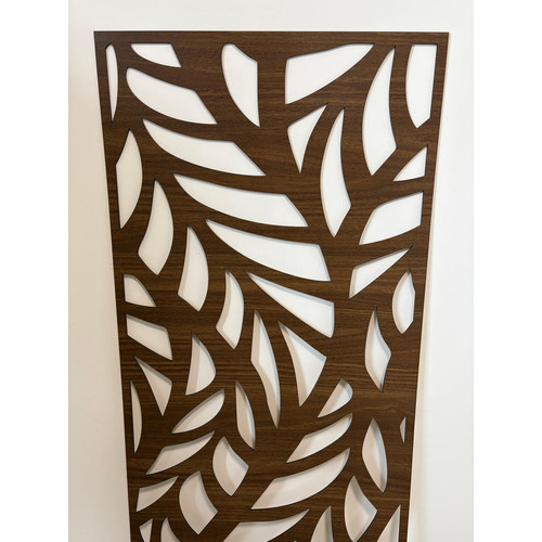 Fali dekorpanel, ágak minta, 50x150 cm, 3 mm HDF - FP4 dió fa színű falburkolat