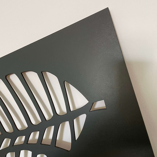 Fali dekorpanel, levél minta, 50x150 cm, 3 mm HDF - FP3 Antracit falburkolat Fali dekorpanel, levél minta, 50x150 cm, 3 mm HDF - FP3 Antracit falburkolat