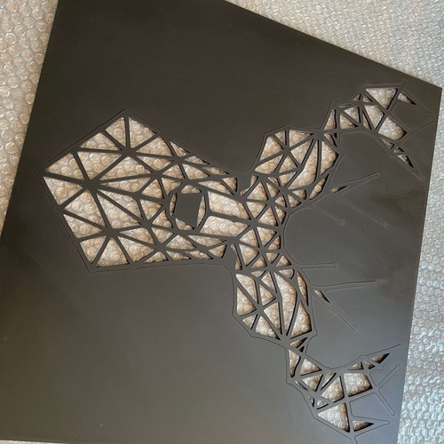 Fali dekoráció, szarvas , 47,5x47,5 cm, 3 mm HDF - antracit színű fa falburkolat FPD-11 Fali dekoráció, szarvas , 47,5x47,5 cm, 3 mm HDF - antracit színű fa falburkolat FPD-11