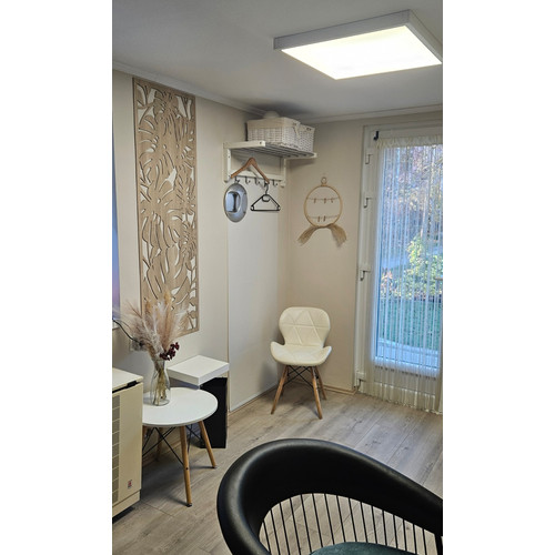 Fali dekorpanel, pálmalevél minta, 50x150 cm, 3 mm HDF - FP9 fa Sonoma tölgy falburkolat Fali dekorpanel, pálmalevél minta, 50x150 cm, 3 mm HDF - FP9 fa Sonoma tölgy falburkolat