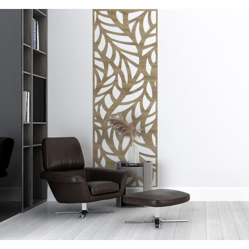 Fali dekorpanel, ágak minta, 50x150 cm, 3 mm HDF - FP4 Sonoma tölgy falburkolat