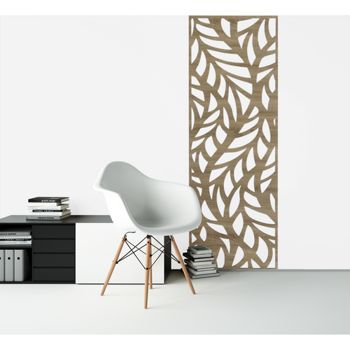 Fali dekorpanel, ágak minta, 50x150 cm, 3 mm HDF - FP4 Sonoma tölgy falburkolat