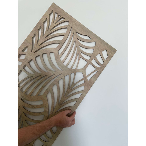 Fali dekorpanel, trópusi levél minta, 50x150 cm, 3 mm HDF - FP1 Sonoma tölgy falburkolat Fali dekorpanel, trópusi levél minta, 50x150 cm, 3 mm HDF - FP1 Sonoma tölgy falburkolat