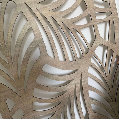 Fali dekorpanel, trópusi levél minta, 50x150 cm, 3 mm HDF - FP1 Sonoma tölgy falburkolat Fali dekorpanel, trópusi levél minta, 50x150 cm, 3 mm HDF - FP1 Sonoma tölgy falburkolat
