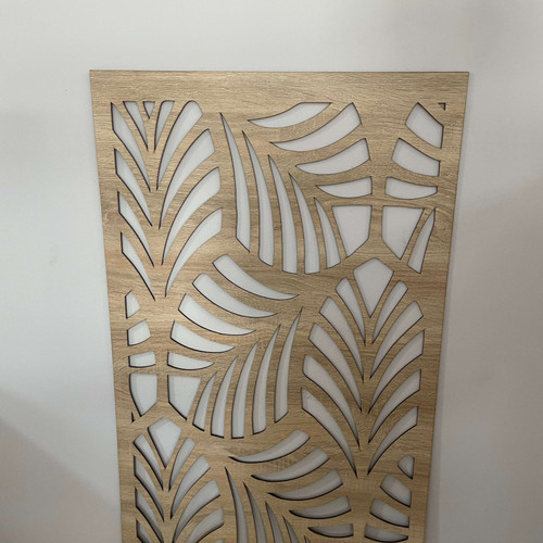 Fali dekorpanel, trópusi levél minta, 50x150 cm, 3 mm HDF - FP1 Sonoma tölgy falburkolat Fali dekorpanel, trópusi levél minta, 50x150 cm, 3 mm HDF - FP1 Sonoma tölgy falburkolat