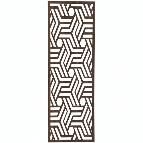 Fali dekorpanel, architektura, 50x150 cm, 3 mm HDF - FP8 fa dió fa falburkolat