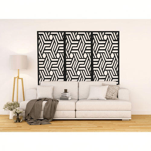 Fali dekorpanel, architektura, 50x150 cm, 3 mm HDF - FP8 fa fekete falburkolat Fali dekorpanel, architektura, 50x150 cm, 3 mm HDF - FP8 fa fekete falburkolat