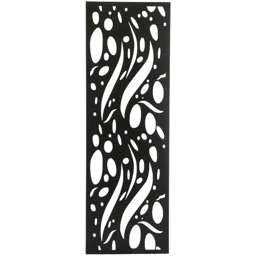 Fali dekorpanel, csepp minta, 50x150 cm, 3 mm HDF - FP17 fa fekete falburkolat