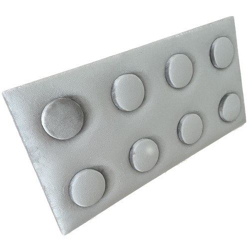 KERMA Cubes építőkocka textil kárpitozott dekor falpanel 25x50 cm, több színben