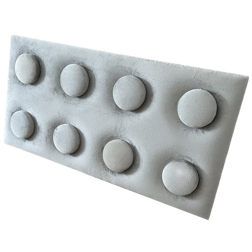 KERMA Cubes építőkocka textil kárpitozott dekor falpanel 25x50 cm, több színben