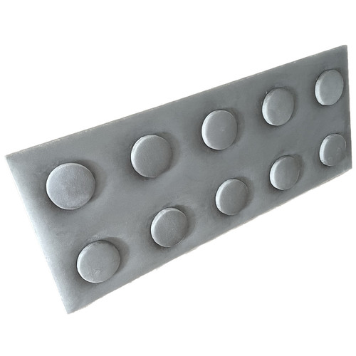 KERMA Cubes építőkocka textil kárpitozott dekor falpanel 25x62,5 cm, több színben