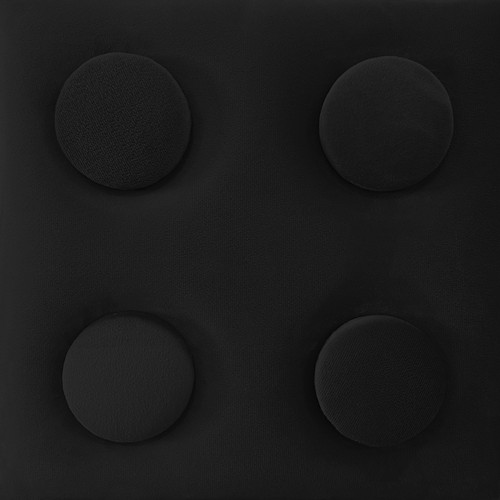KERMA Cubes építőkocka textil falpanel 25x75 cm fekete- Piano 17