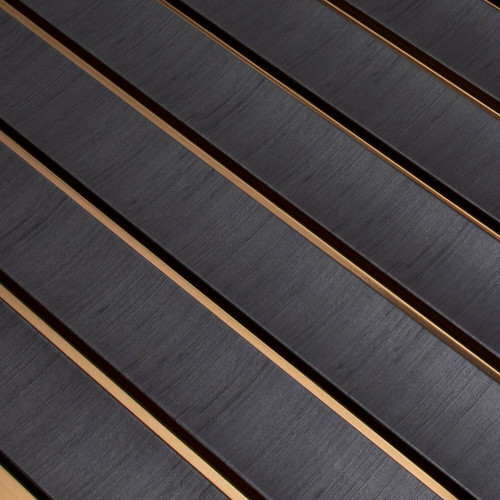 AMBER Antracit Lamelio lamella falburkolat, beltéri bordás falipanel (13x270cm)