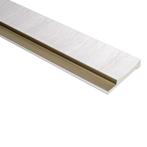 AMBER Fehér Lamelio lamella falburkolat bal oldali záróelem (6,8x270cm) AMBER Fehér Lamelio lamella falburkolat bal oldali záróelem (6,8x270cm)