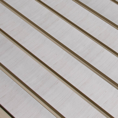 AMBER White Lamelio lamella fehér falburkolat, beltéri bordás falipanel (13x270cm)