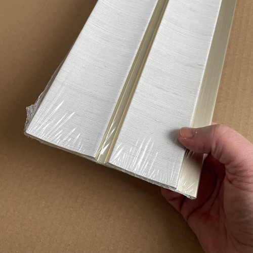AMBER White Lamelio lamella fehér falburkolat, beltéri bordás falipanel (13x270cm) AMBER White Lamelio lamella fehér falburkolat, beltéri bordás falipanel (13x270cm)