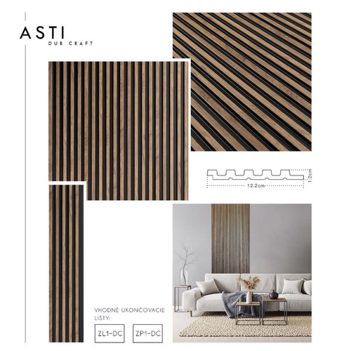Lamella falpanel Lamelio ASTI Craft tölgy falburkolat bal záróelem (4,2x270cm) Lamella falpanel Lamelio ASTI Craft tölgy falburkolat bal záróelem (4,2x270cm)