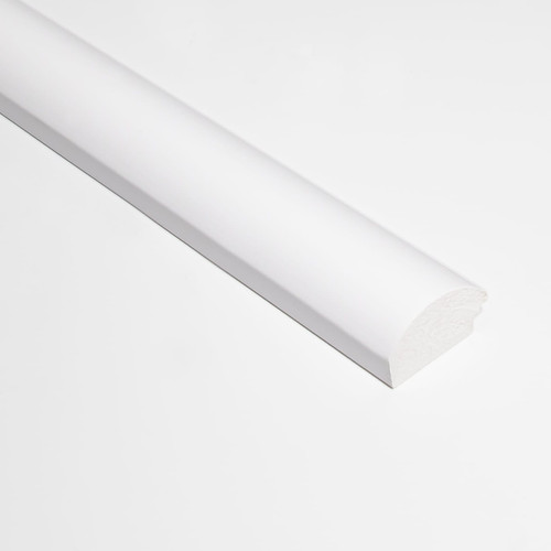 LUNA White Lamelio lamella fehér festhető, Jobb oldali záróelem (2,5x270cm)