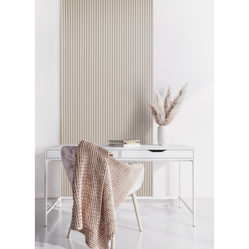 LUNA White Lamelio lamella fehér festhető falburkolat, beltéri bordás falipanel (12,7x270cm) LUNA White Lamelio lamella fehér festhető falburkolat, beltéri bordás falipanel (12,7x270cm)