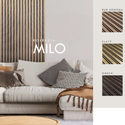 MILO Arany Lamelio lamella bal záróelem (4,2x270cm)