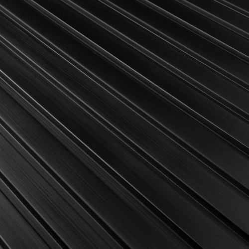 OLMO Fekete Lamelio lamella falburkolat, modern lamella falpanel (12,2x270cm)