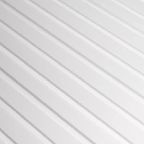 OLMO White Lamelio lamella fehér festhető falburkolat, beltéri bordás falipanel (12x270cm)
