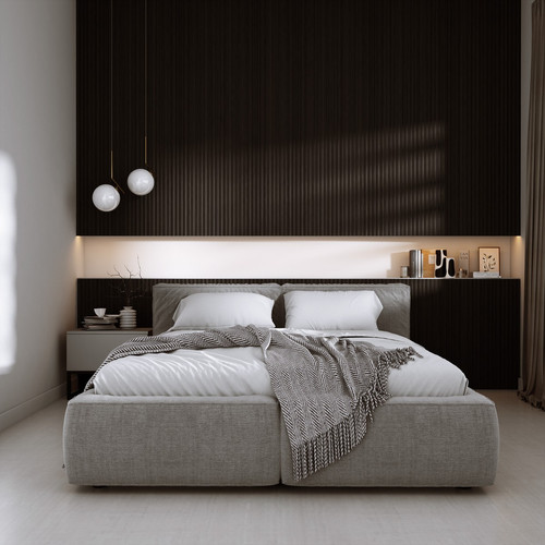 ONDA fekete Lamelio lamella falburkolat jobb oldali záróelem (3,2x270cm) ONDA fekete Lamelio lamella falburkolat jobb oldali záróelem (3,2x270cm)