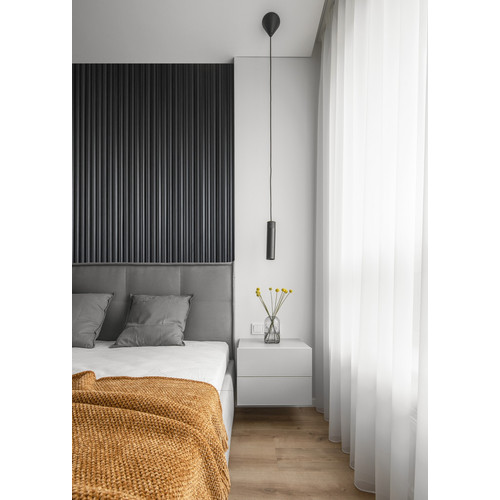 ONDA Black Lamelio lamella fekete falburkolat, beltéri bordás falipanel (12x270cm) ONDA Black Lamelio lamella fekete falburkolat, beltéri bordás falipanel (12x270cm)