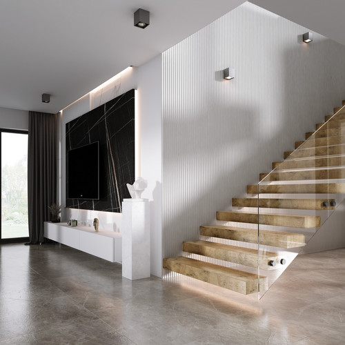 ONDA Szürke Lamelio lamella falburkolat jobb oldali záróelem (3,2x270cm) ONDA Szürke Lamelio lamella falburkolat jobb oldali záróelem (3,2x270cm)