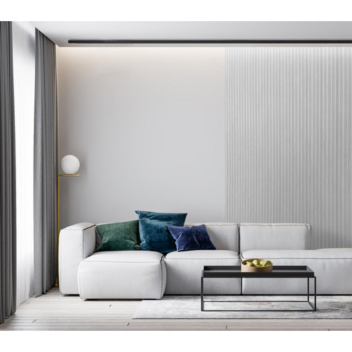 ONDA Szürke Lamelio bal oldali záróelem (3,8x270cm)