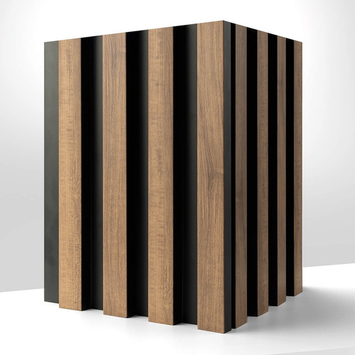 VASCO Craft tölgy Lamelio bordázott lamella falburkolat, vízálló, ütésálló panel (11,7x270cm)