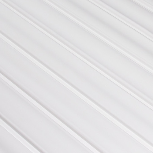 VERSAL White Lamelio lamella fehér festhető falburkolat, beltéri bordás falipanel (12,3x270cm)