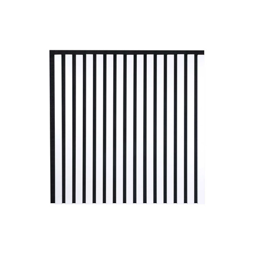 Marbet fehér lamella falburkolat fekete filc alappal 30x270 cm Woodline