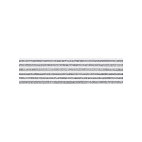 Marbet fehér lamella falburkolat szürke filc alappal 30x270 cm Woodline