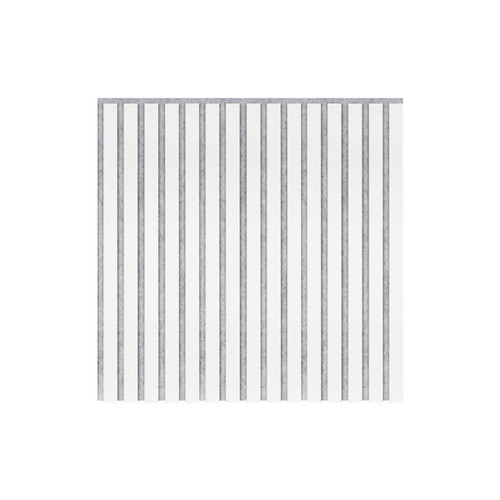 Marbet fehér lamella falburkolat szürke filc alappal 30x270 cm Woodline
