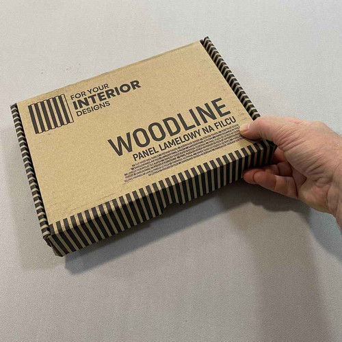 Marbet lamella falburkolat mintadoboz Woodline