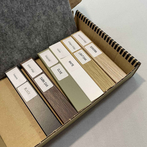 Marbet lamella falburkolat mintadoboz Woodline