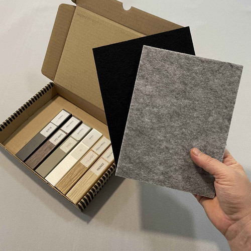 Marbet lamella falburkolat mintadoboz Woodline