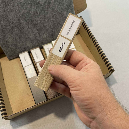 Marbet lamella falburkolat mintadoboz Woodline