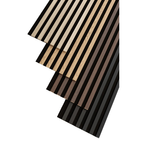 Marbet sonoma tölgy lamella falburkolat fekete filc alappal 30x270 cm Woodline Marbet sonoma tölgy lamella falburkolat fekete filc alappal 30x270 cm Woodline
