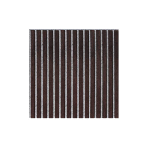 Marbet sötét tölgy lamella falburkolat szürke filc alappal 30x270 cm Woodline